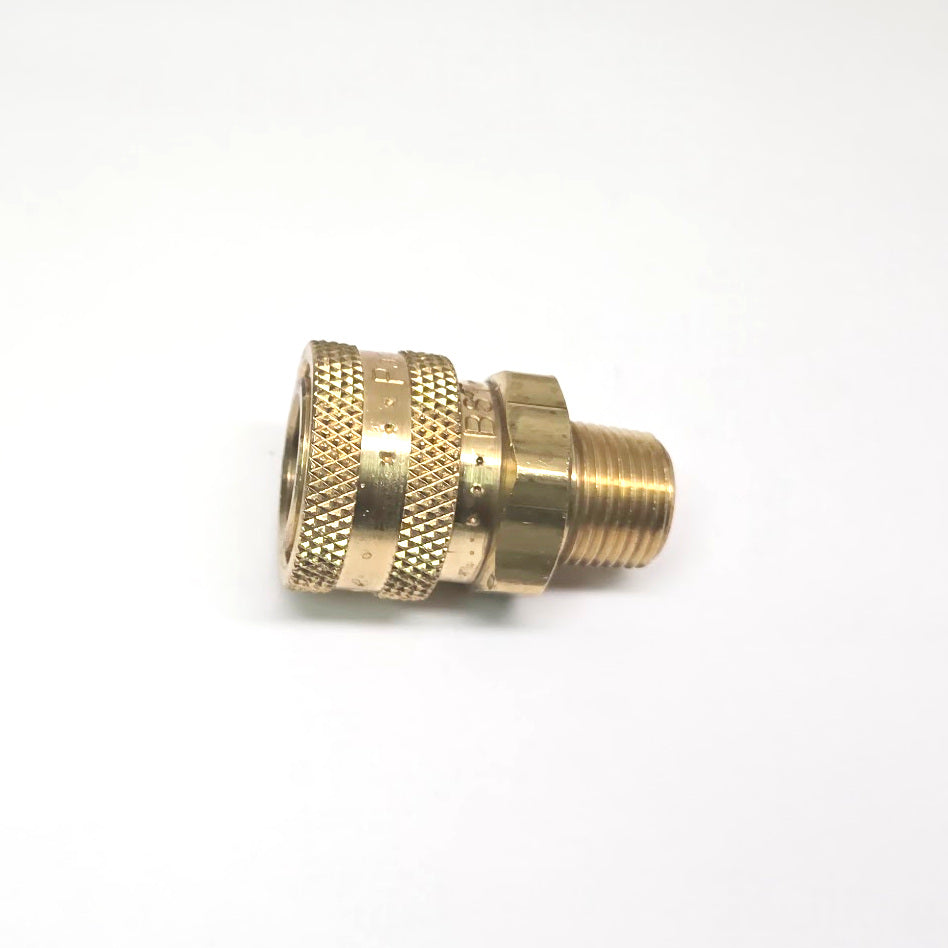 Female Brass Coupling, male thread